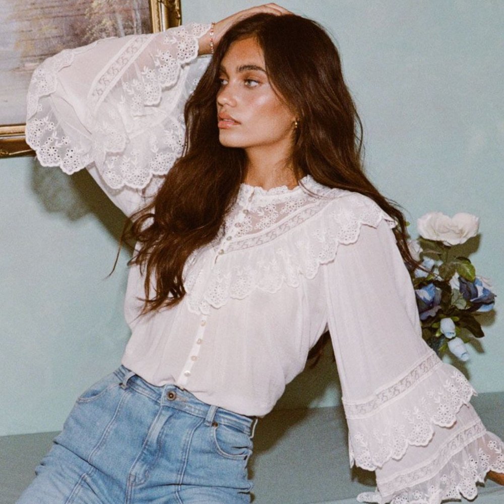 Spell Ella Lace Blouse - Picture 2 of 4
